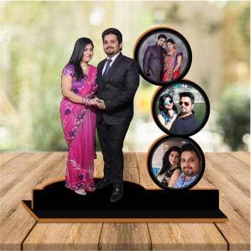 BONDING GIFTS Love Standy with Clock Frame for Valentine Day Birthday day  gift/Love Gift/Anniversary,Husband,Wife Gift for  Sister,Brother,Friends,Mom, Dad, Couple.(14 x 12 inch) : Amazon.in: Home &  Kitchen